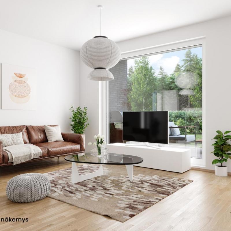 Taiteilijan näkemys olohuoneesta